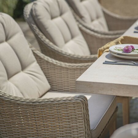 Bramblecrest Monterey Deluxe Vogue 8 Seater Rattan Dining Set - image 2
