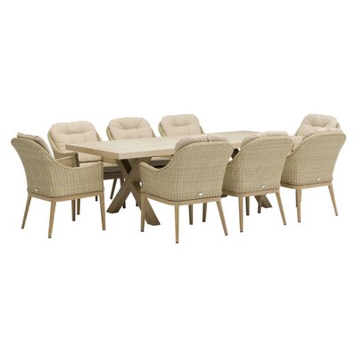Bramblecrest Monterey Deluxe Vogue 8 Seater Rattan Dining Set - image 5
