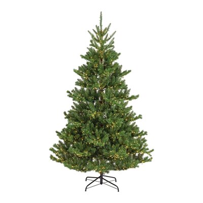 Everlands Alba Fir 7ft / 210cm Pre-Lit Artificial Christmas Tree