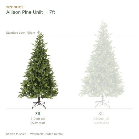 Everlands Allison Pine 7ft / 210cm Unlit Artificial Christmas Tree - image 2