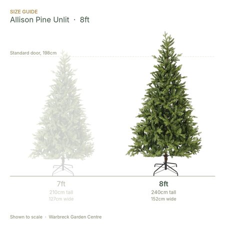 Everlands Allison Pine 8ft / 240cm Unlit Artificial Christmas Tree - image 2