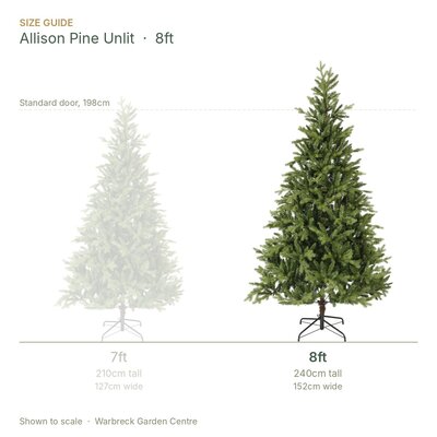 Everlands Allison Pine 8ft / 240cm Unlit Artificial Christmas Tree - image 2