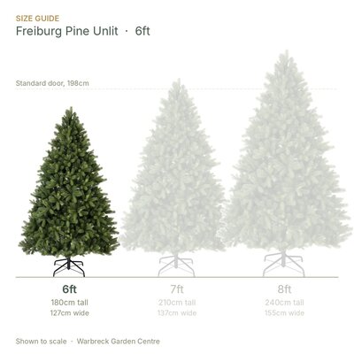 Everlands Freiburg Pine 6ft / 180cm Unlit Artificial Christmas Tree - image 2