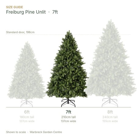 Everlands Freiburg Pine 7ft / 210cm Unlit Artificial Christmas Tree - image 2