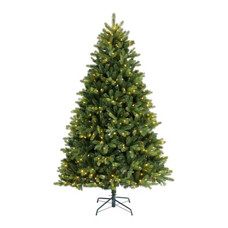Everlands Freiburg Pine 8ft / 240cm Pre-Lit Artificial Christmas Tree - image 1