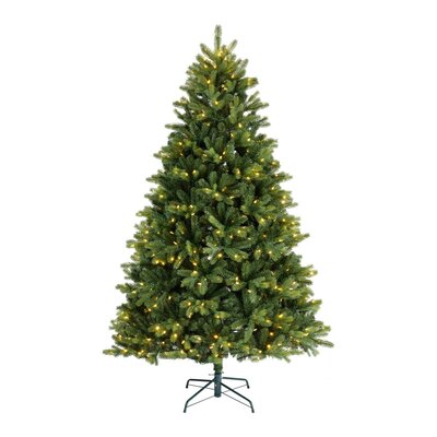 Everlands Freiburg Pine 8ft / 240cm Pre-Lit Artificial Christmas Tree