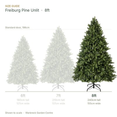 Everlands Freiburg Pine 8ft / 240cm Unlit Artificial Christmas Tree - image 2