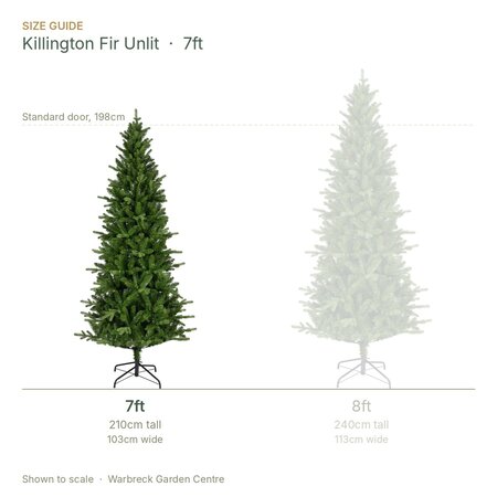 Everlands Killington Fir 7ft / 210cm Unlit Artificial Christmas Tree - image 2