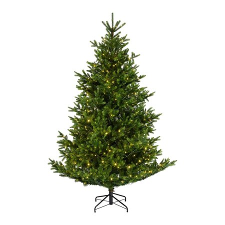 Everlands Nordmann Fir 7ft / 210cm Premium Pre-Lit Artificial Christmas Tree - image 1