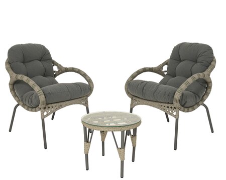 Kaemingk Castel Wicker Bistro Set - image 1