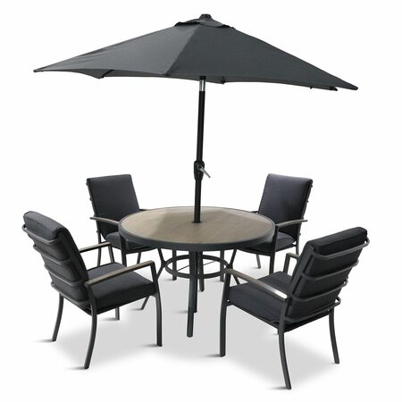 Monza 4 Seat Set with 2.5m Parasol - image 1