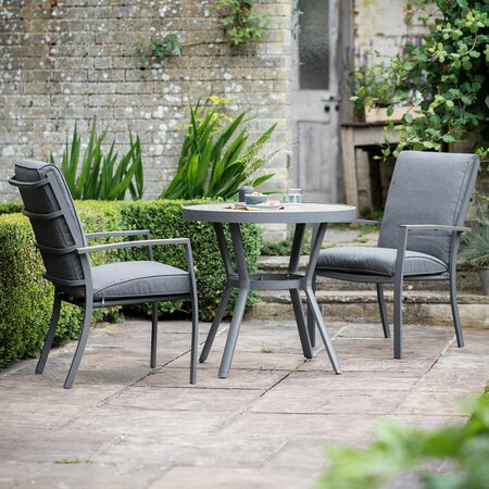 Monza Bistro Set with Highback Armchairs - image 1