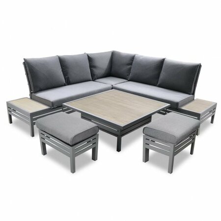 Monza Modular Dining Set with Adjustable Table - image 1