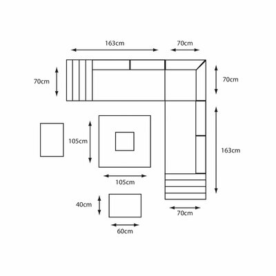 Monza Square Modular Dining Set with Adjustable Table - image 2